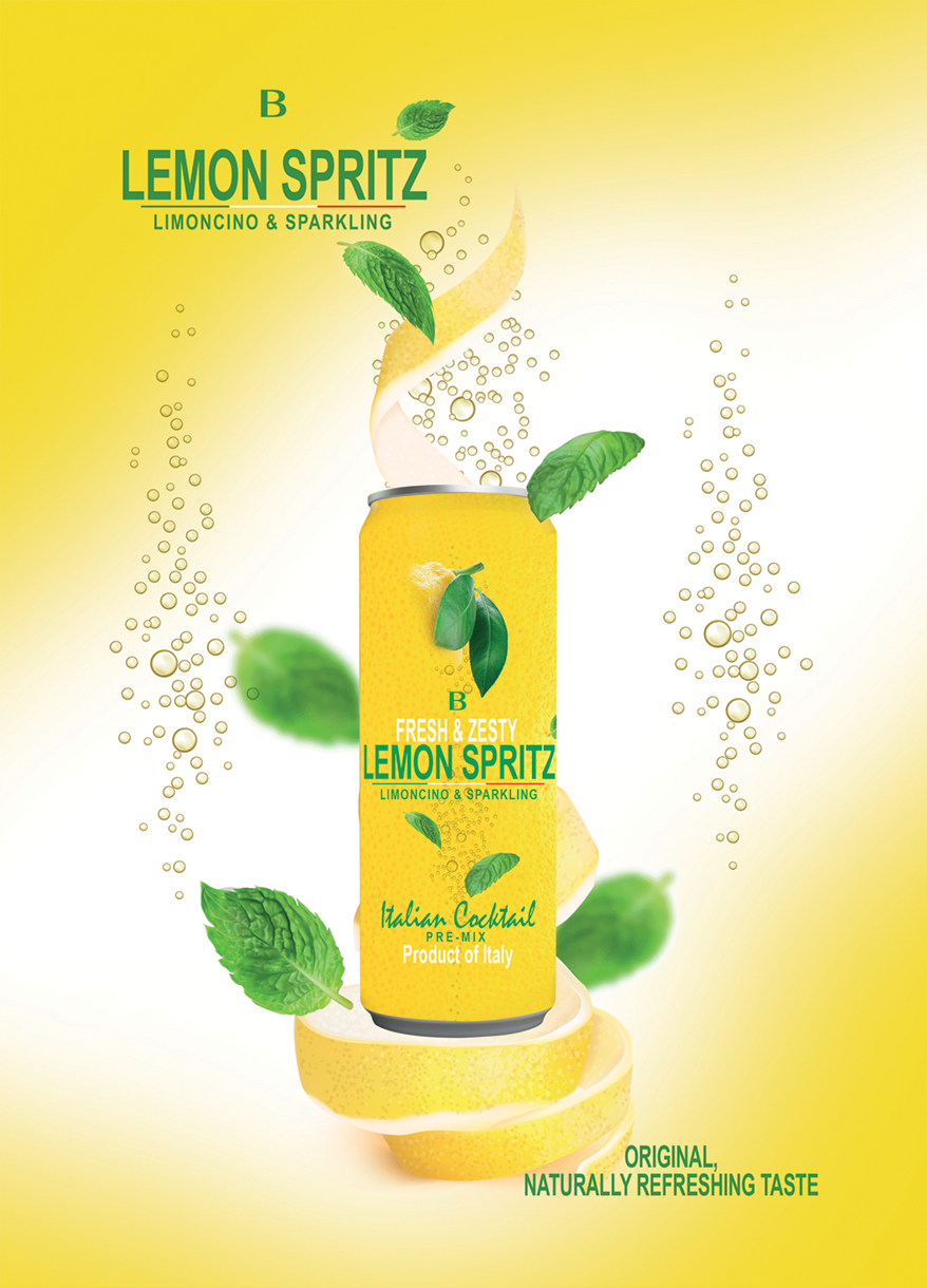 Stefano Bottega Premix Lemon Spritz cocktail 750 ml