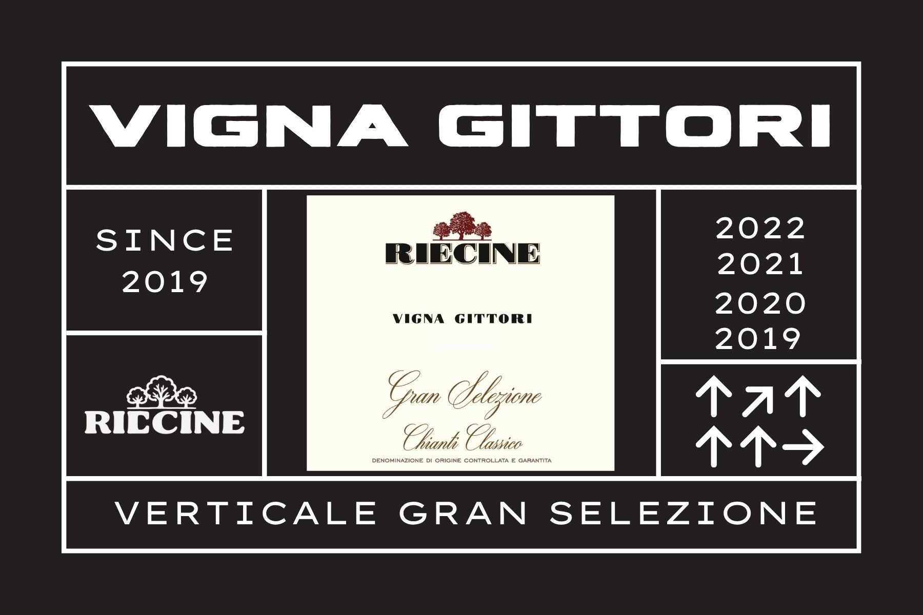 Riecine Vigna Gittori verticale vino rosso Gran Selezione