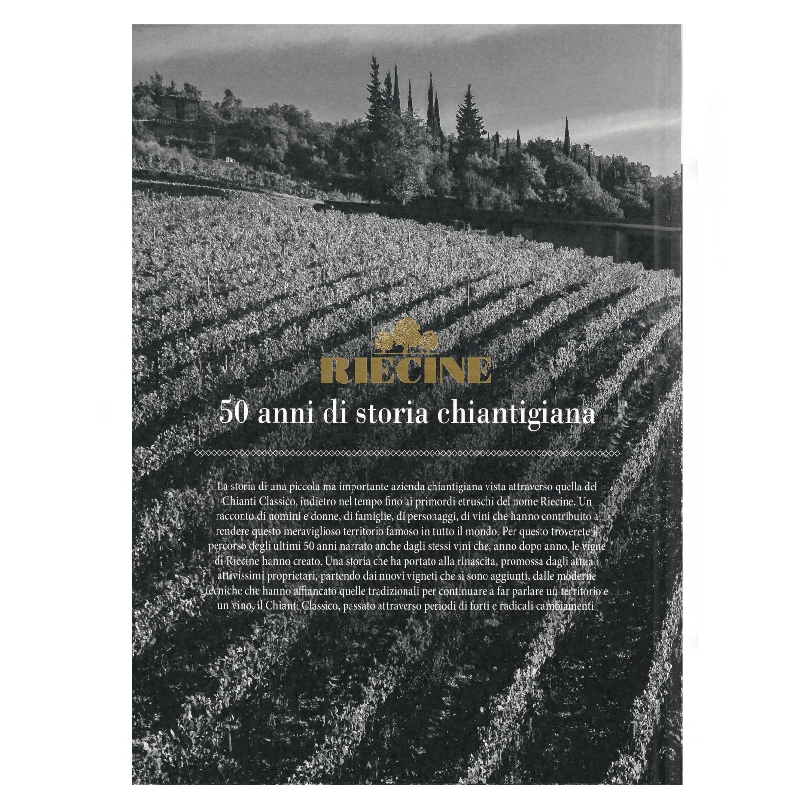 Riecine Il libro di Riecine 50 anni 30x21 italiano
