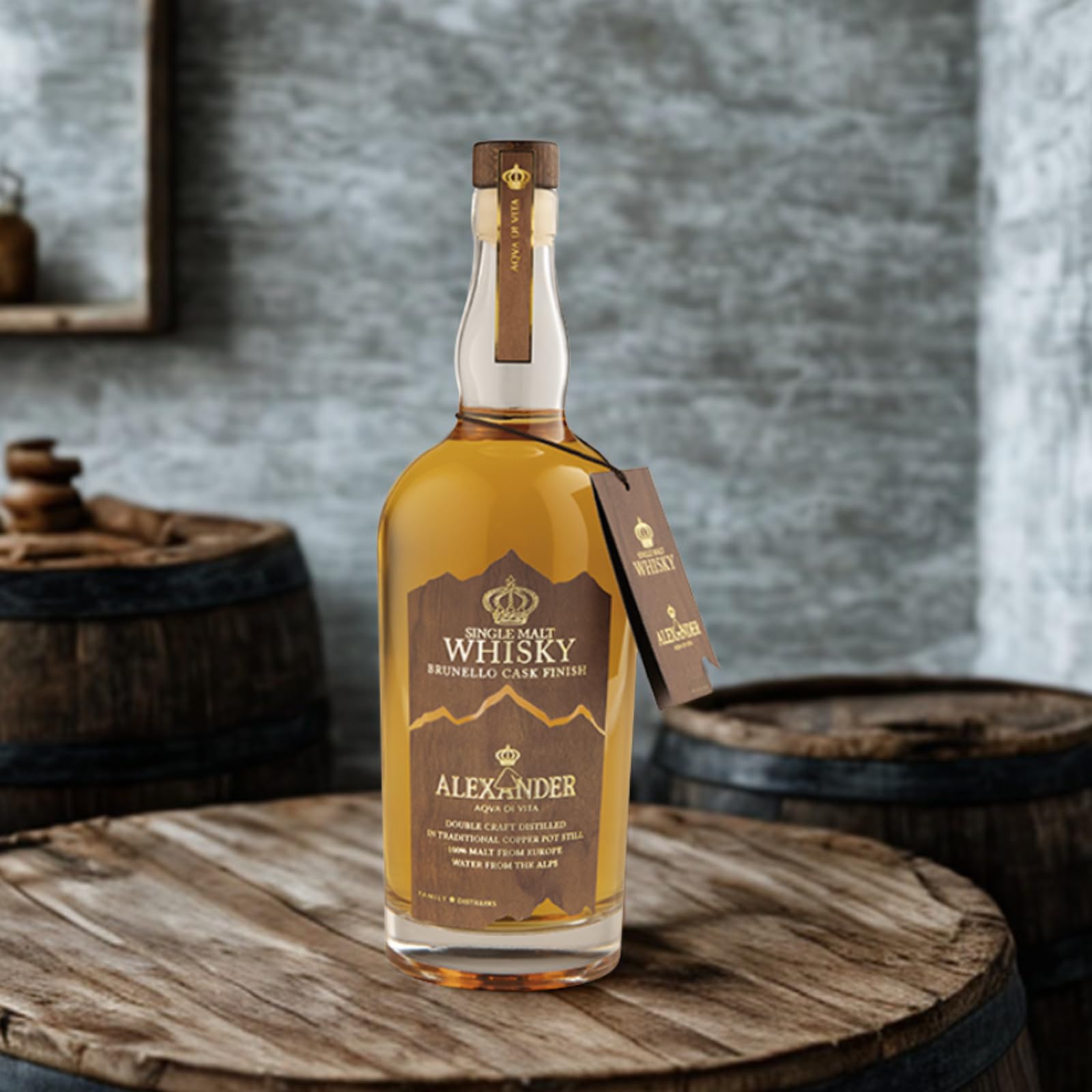 Bottega Alexander whisky single malt Brunello 700ml 43%