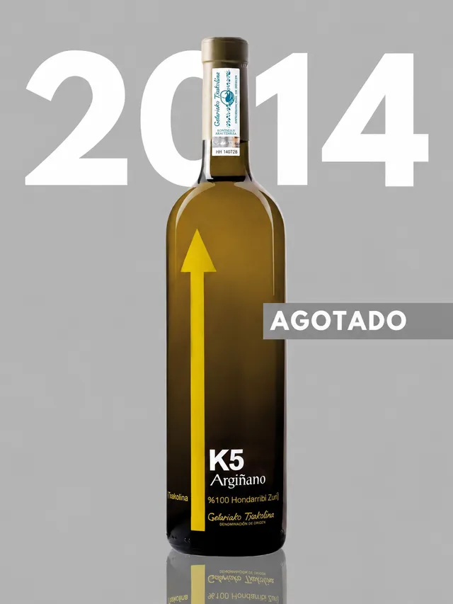 Bodega K5 K5 2014 vino bianco Hondarrabi Zuri