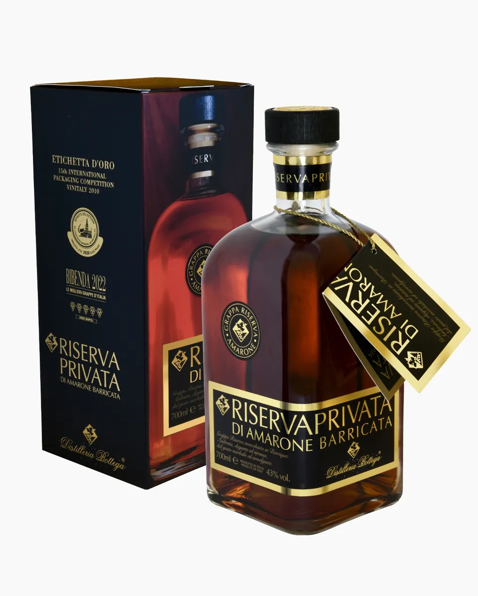 Grappe Bottega Riserva Privata grappa barricata 70 cl
