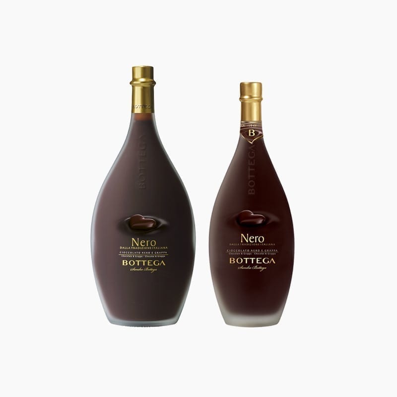 Stefano Bottega Nero liquore bottiglia italiana