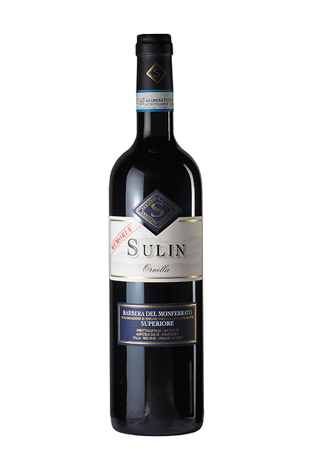 Sulin Memoriae Barbera Ornella 2013 Vino Rosso 75 cl