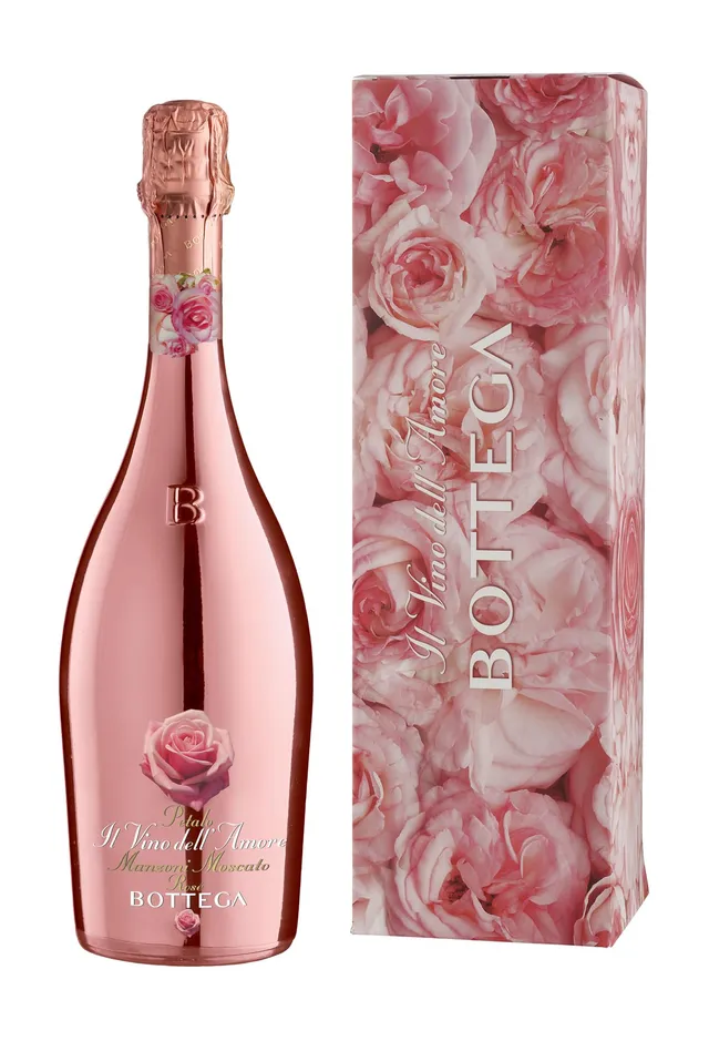 Bottega Pink Manzoni Moscato Spumante 750ml Astuccio