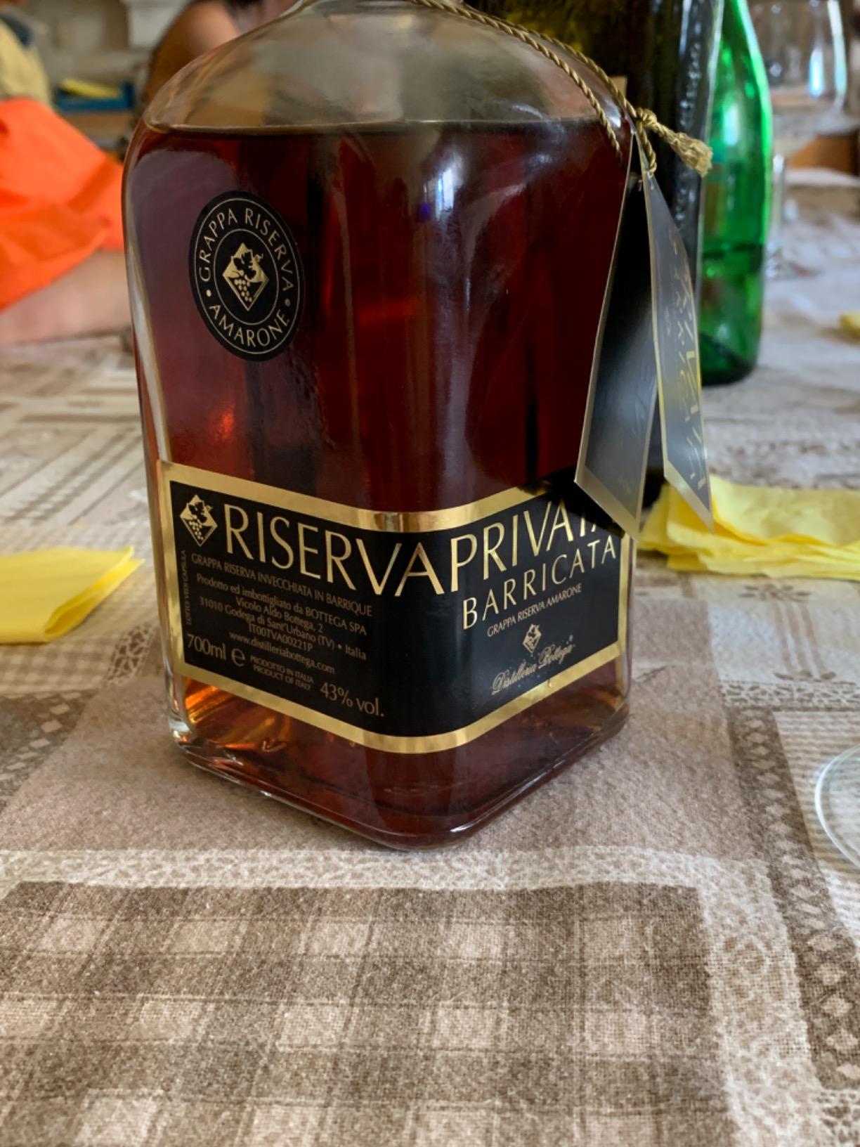 Bottega Riserva Privata Grappa Barricata Amarone 700ml con Astuccio