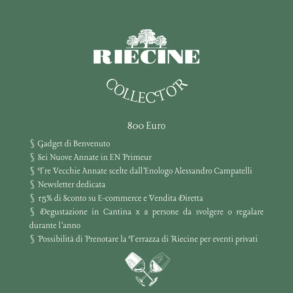 Riecine Wine Club Collector abbonamento degustazione vini