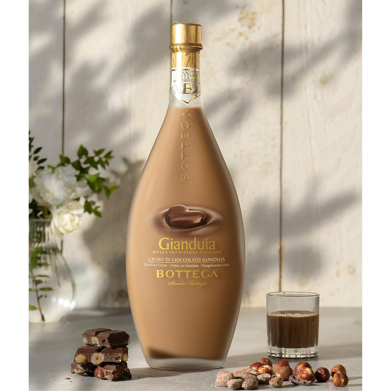 Bottega Black & White liquore crema 2x500ml fiordilatte gianduia