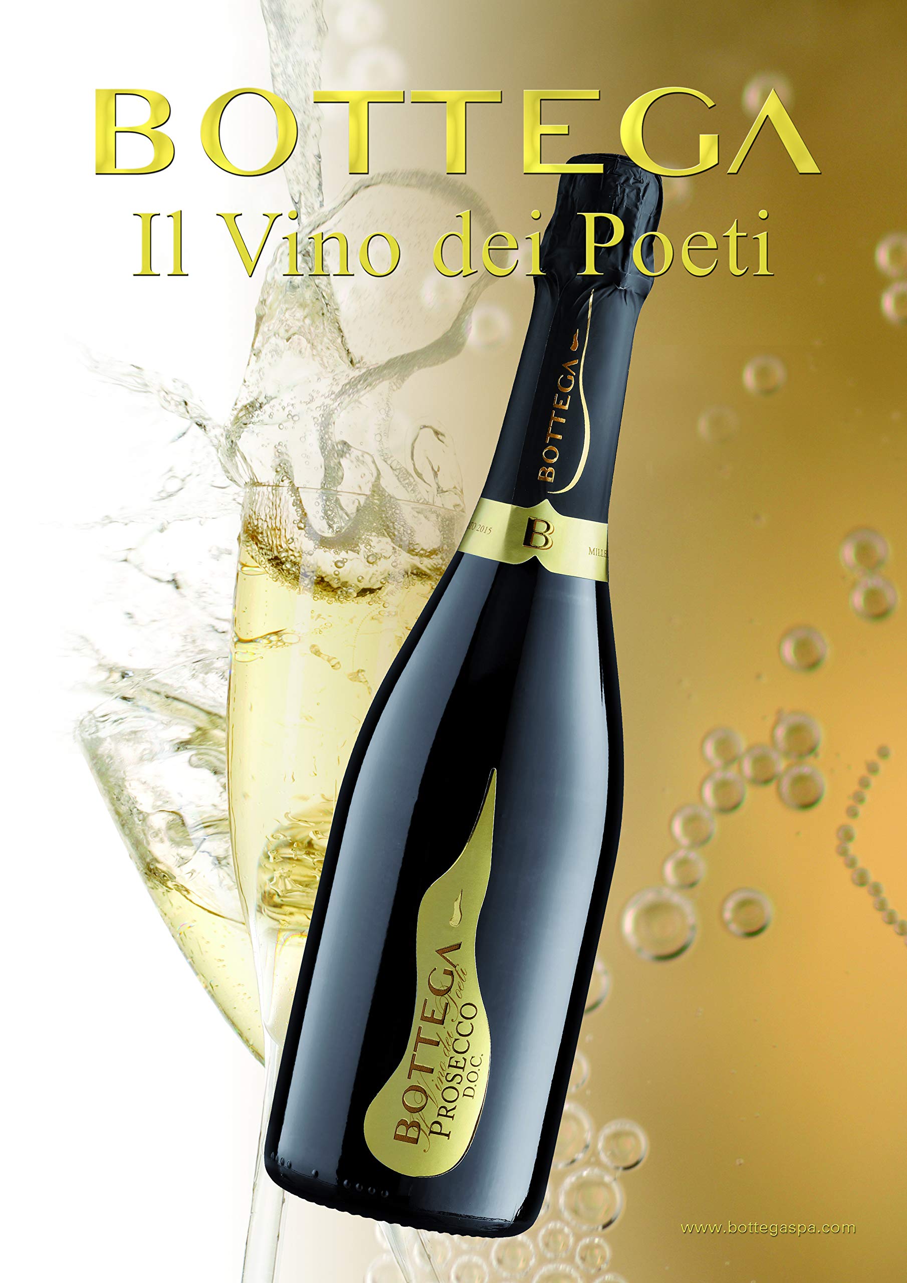 Bottega Poeti Prosecco DOC Spumante 750ml Glera