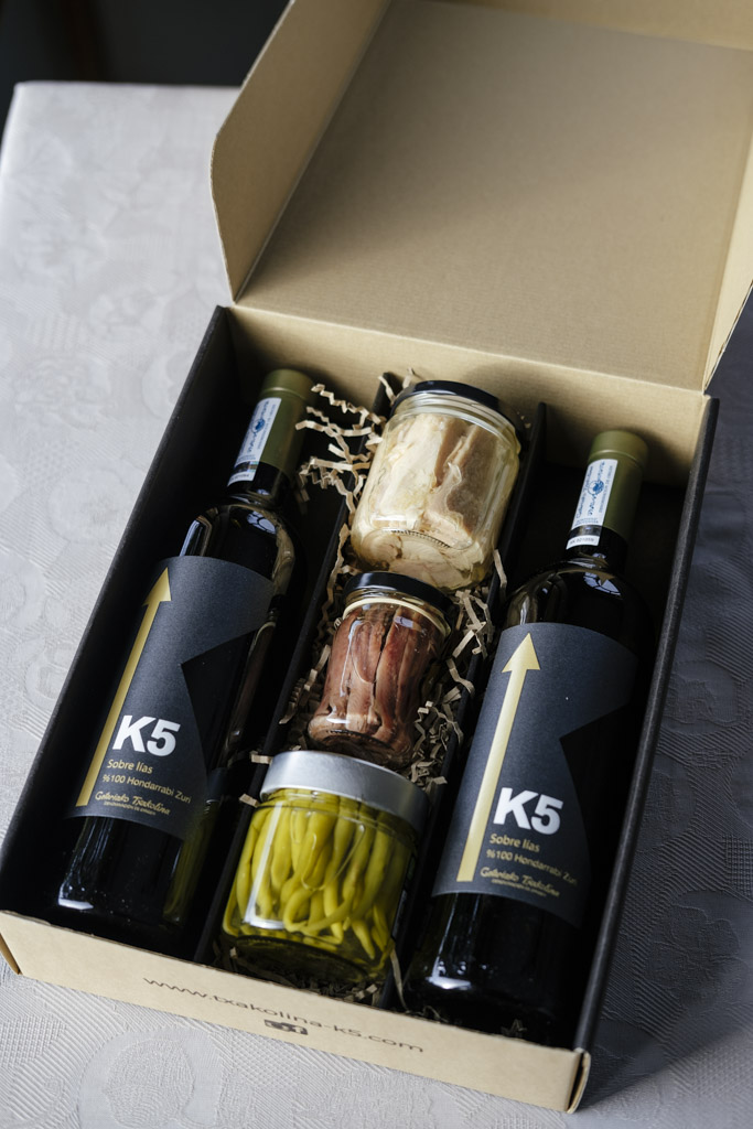Bodega K5 Packs Pack Kantauri 2 Vini Acciughe Tonno Aperitivo