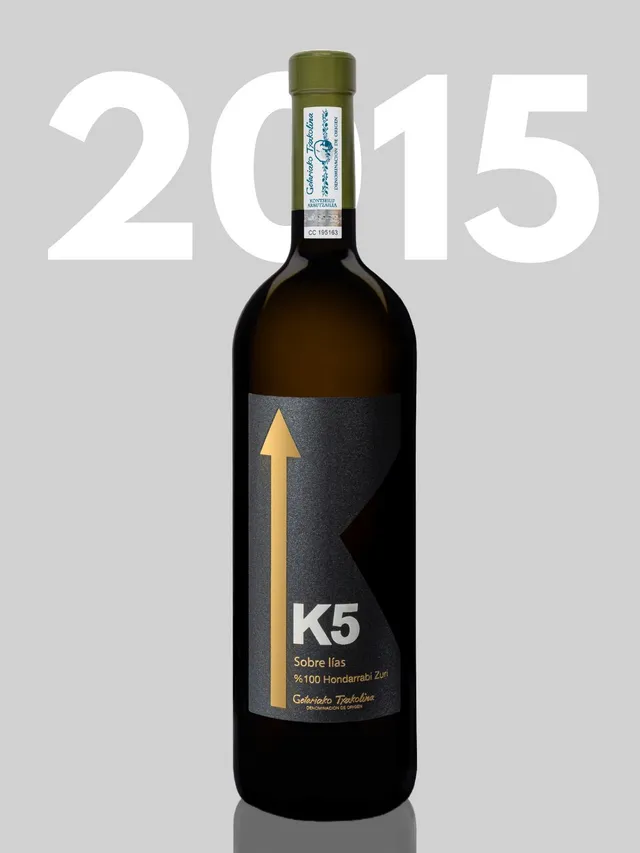 Bodega K5 K5 2015 vino bianco Hondarrabi Zuri
