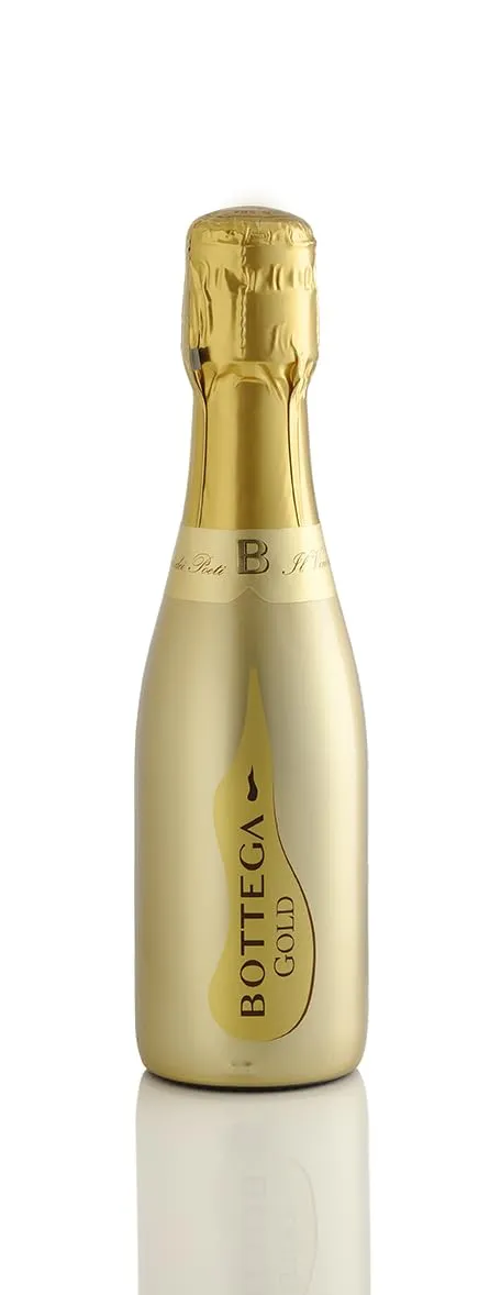 Bottega Gold Prosecco DOC spumante 200 ml bottiglia oro