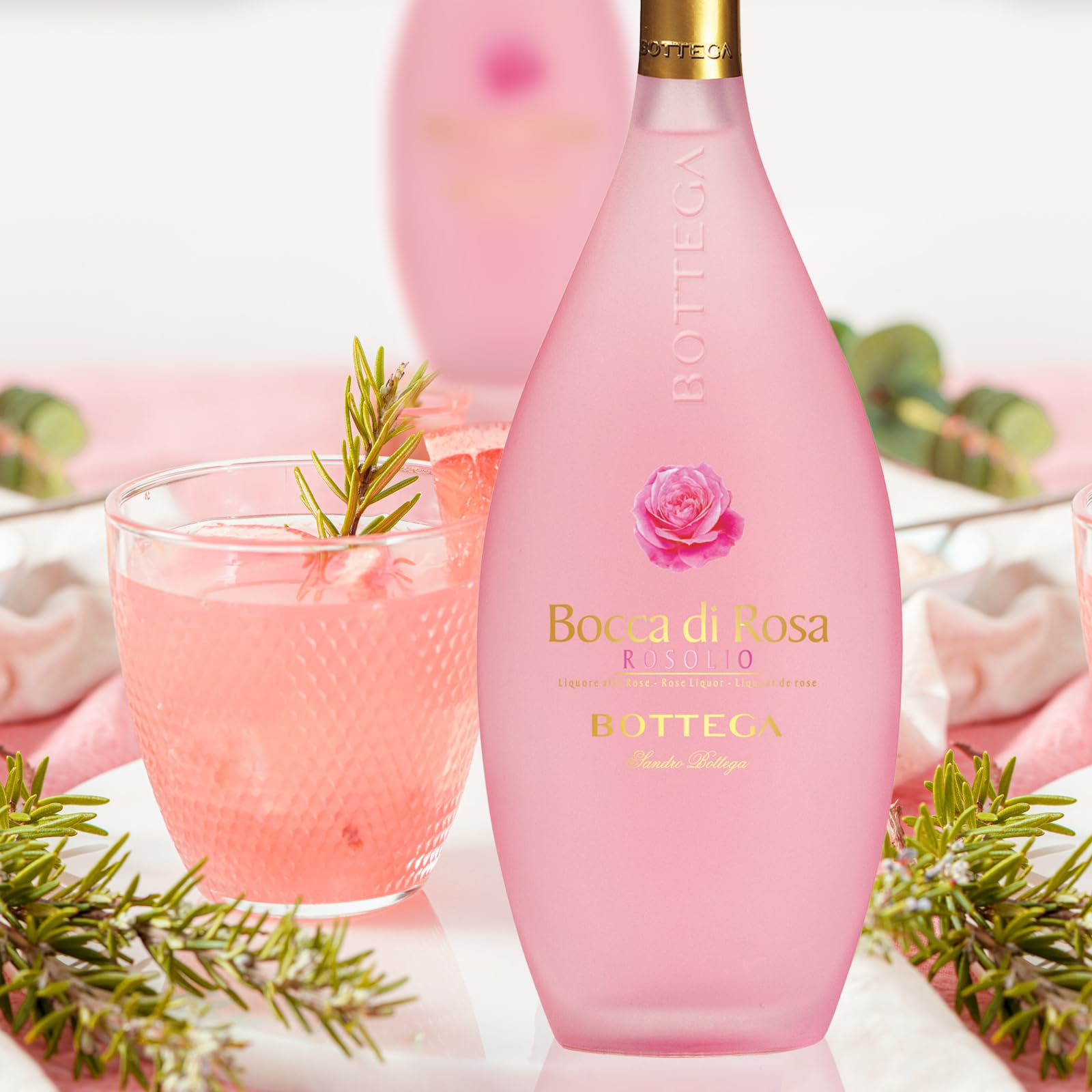 Bottega Bocca di Rosa rosolio liquore alle rose 500 ml