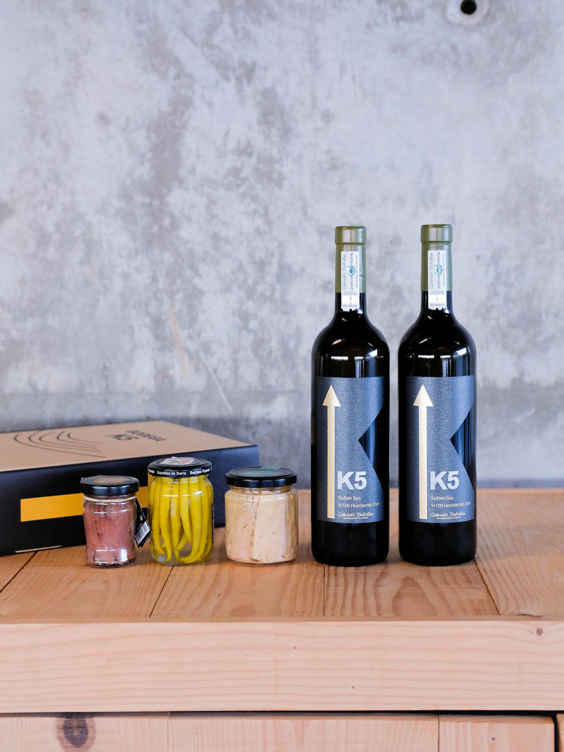 Bodega K5 Packs Pack Kantauri 2 Vini Acciughe Tonno Aperitivo
