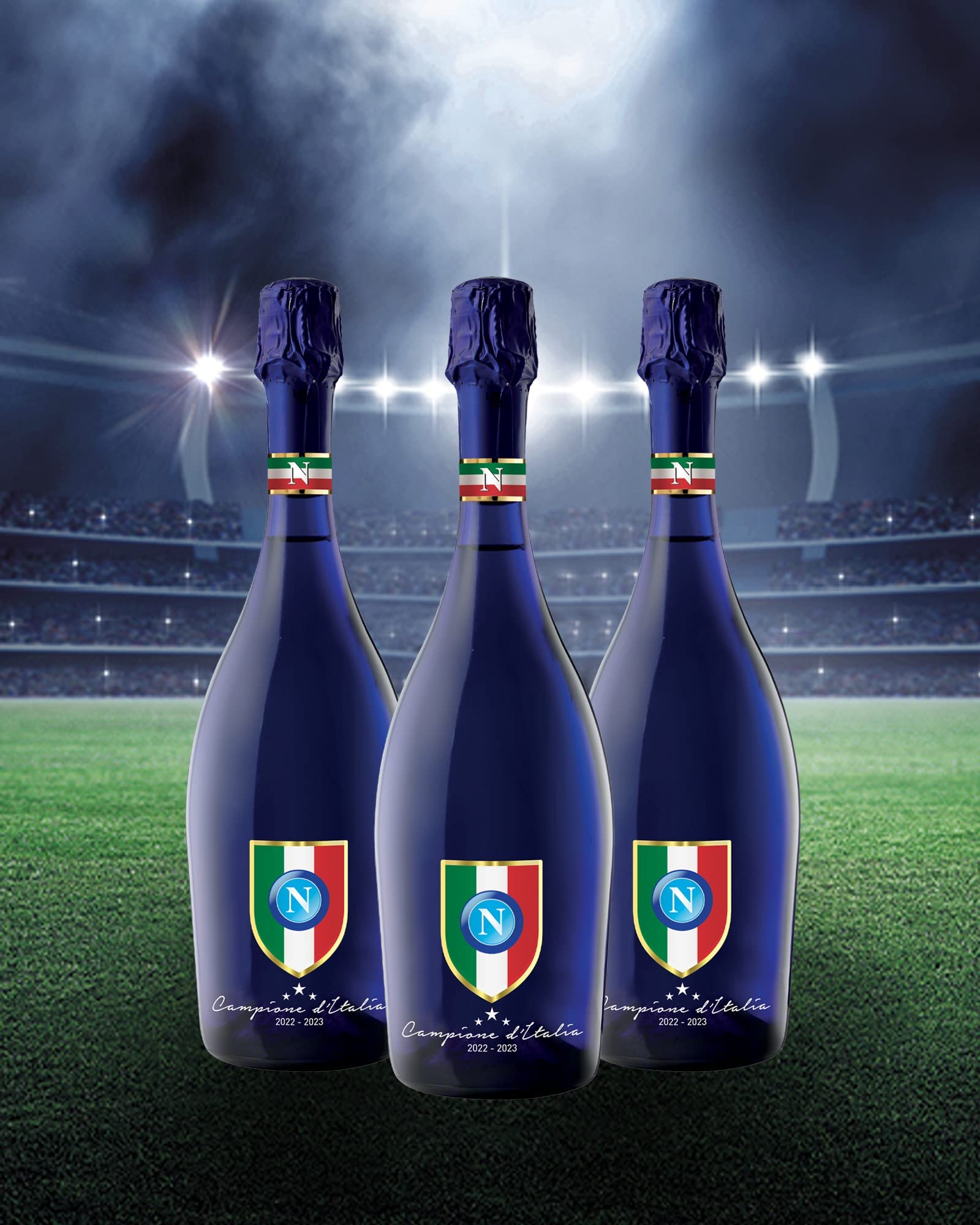 Bottega Prosecco DOC Napoli Scudetto Spumante Brut 750ml Blu