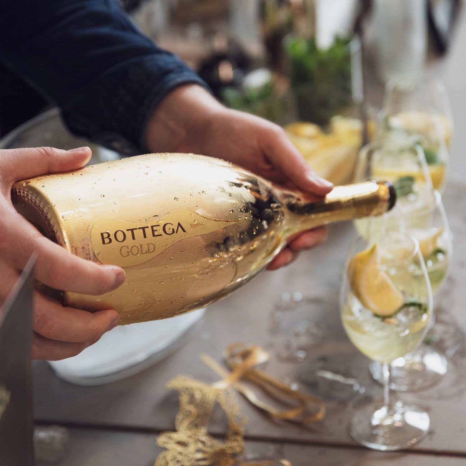 Bottega Gold Prosecco DOC Confezione 750ml+2 Calici
