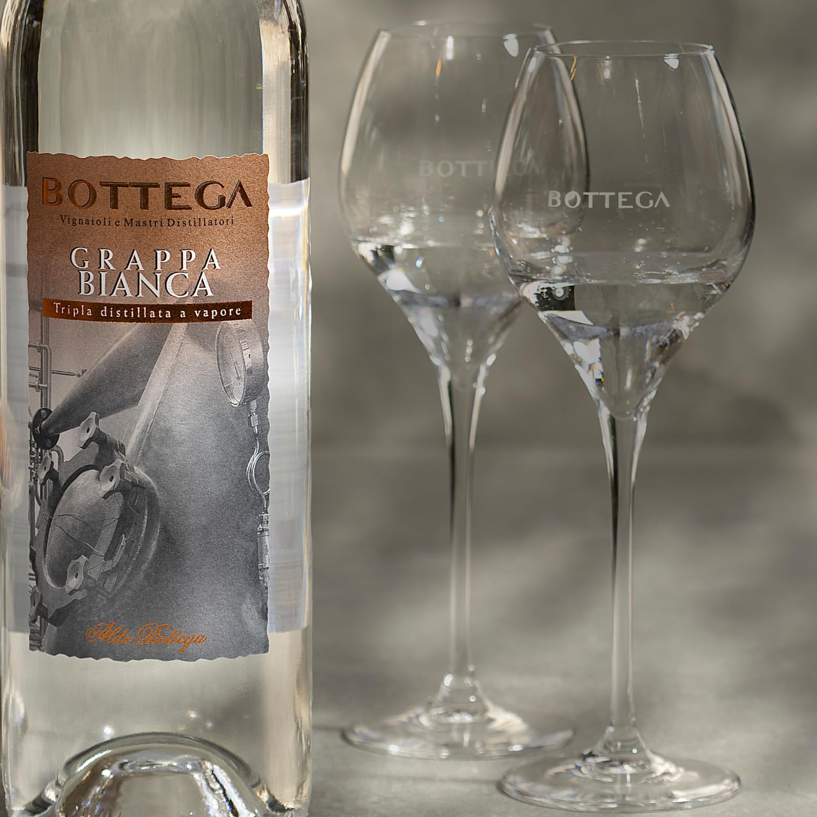 Bottega Aldo Bianca Grappa 1000ml tripla distillata
