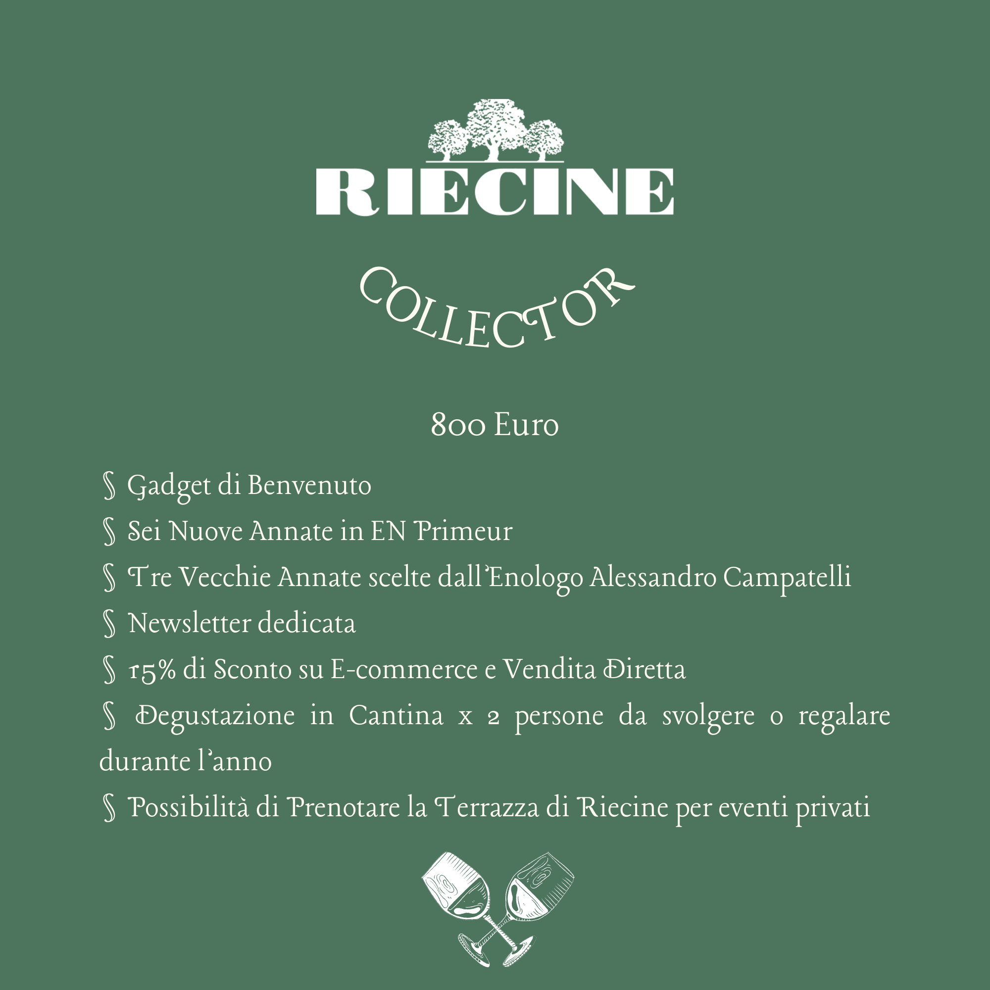 Riecine Wine Club Collector abbonamento degustazione vini