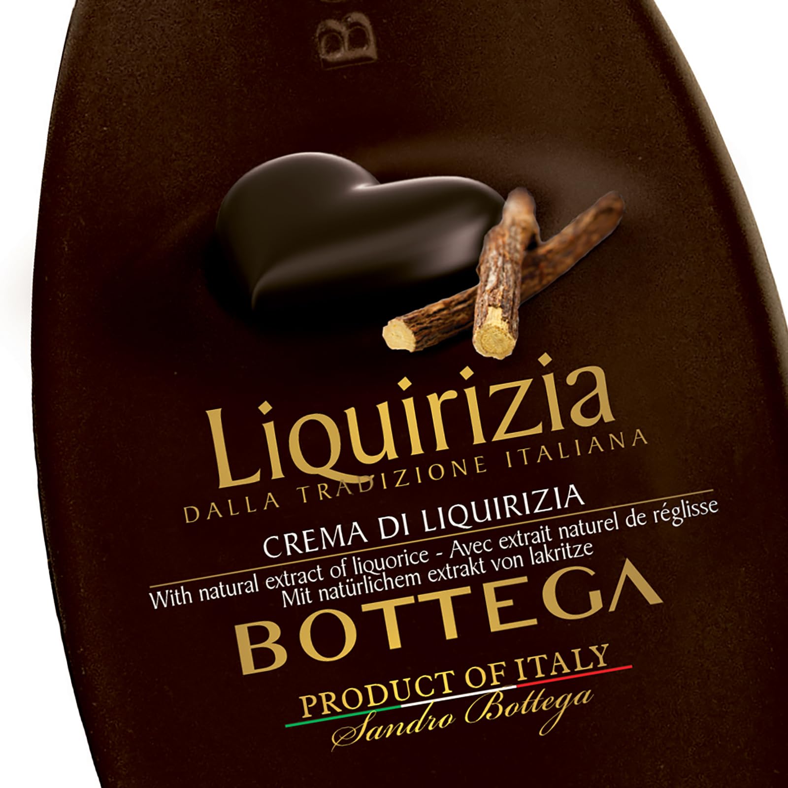 Bottega Crema Liquirizia Liquore Nero 500ml con Grappa