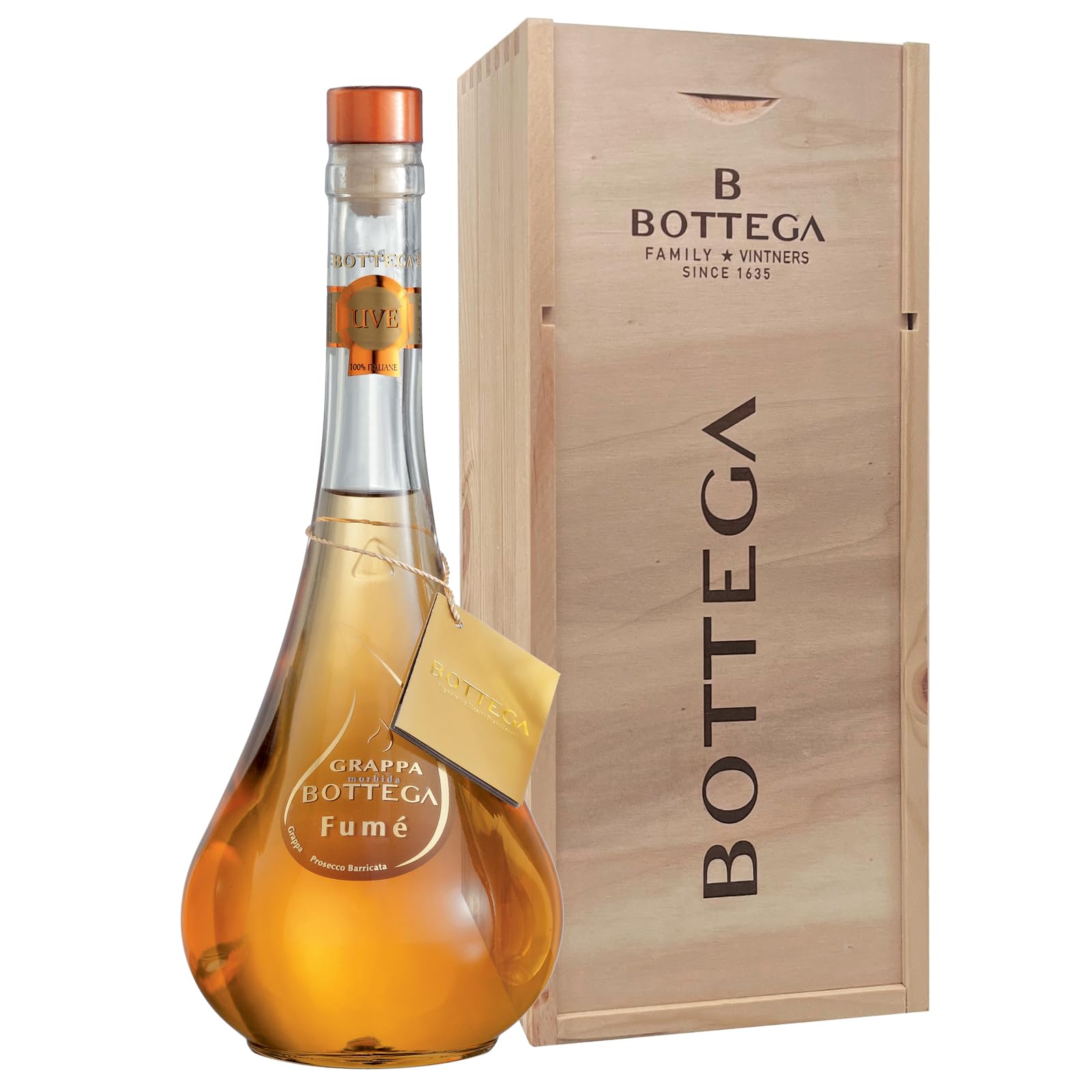 Bottega Fumé Grappa Barricata di Prosecco 700ml Affumicata