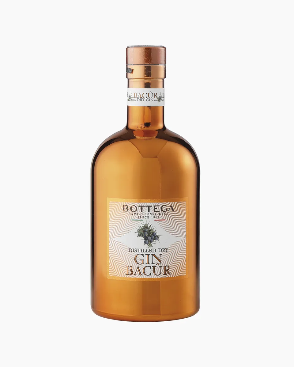 Bottega Bacûr gin italiano bottiglia premium