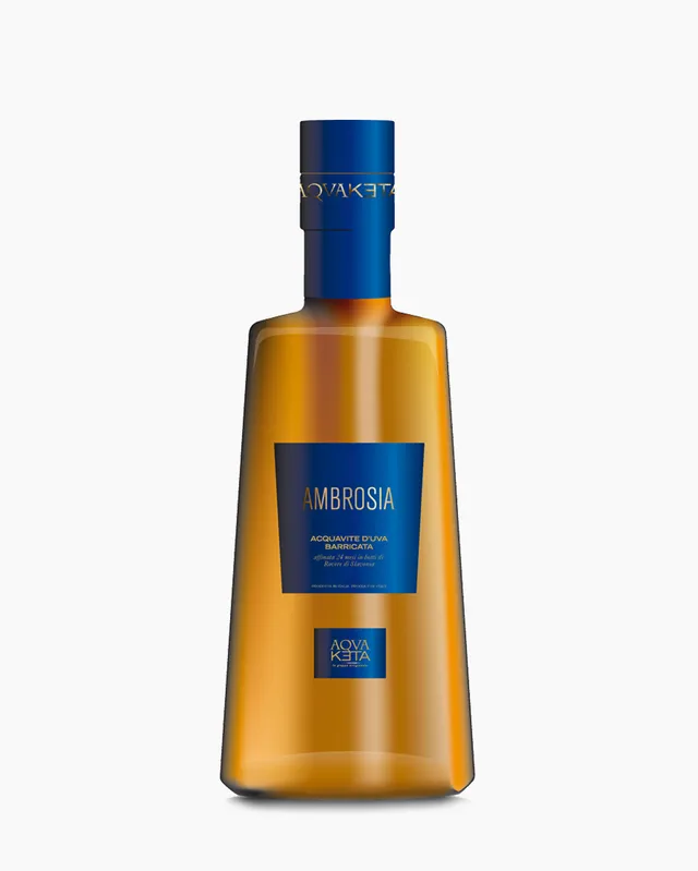 Stefano Bottega Ambrosia Barricata grappa Aqvaketa 700 ml