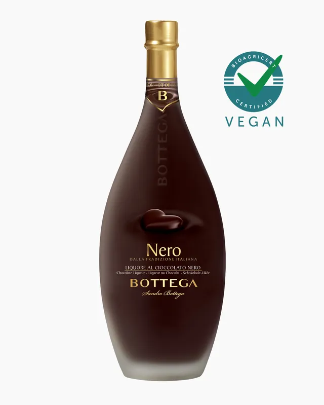 Stefano Bottega Nero liquore bottiglia italiana