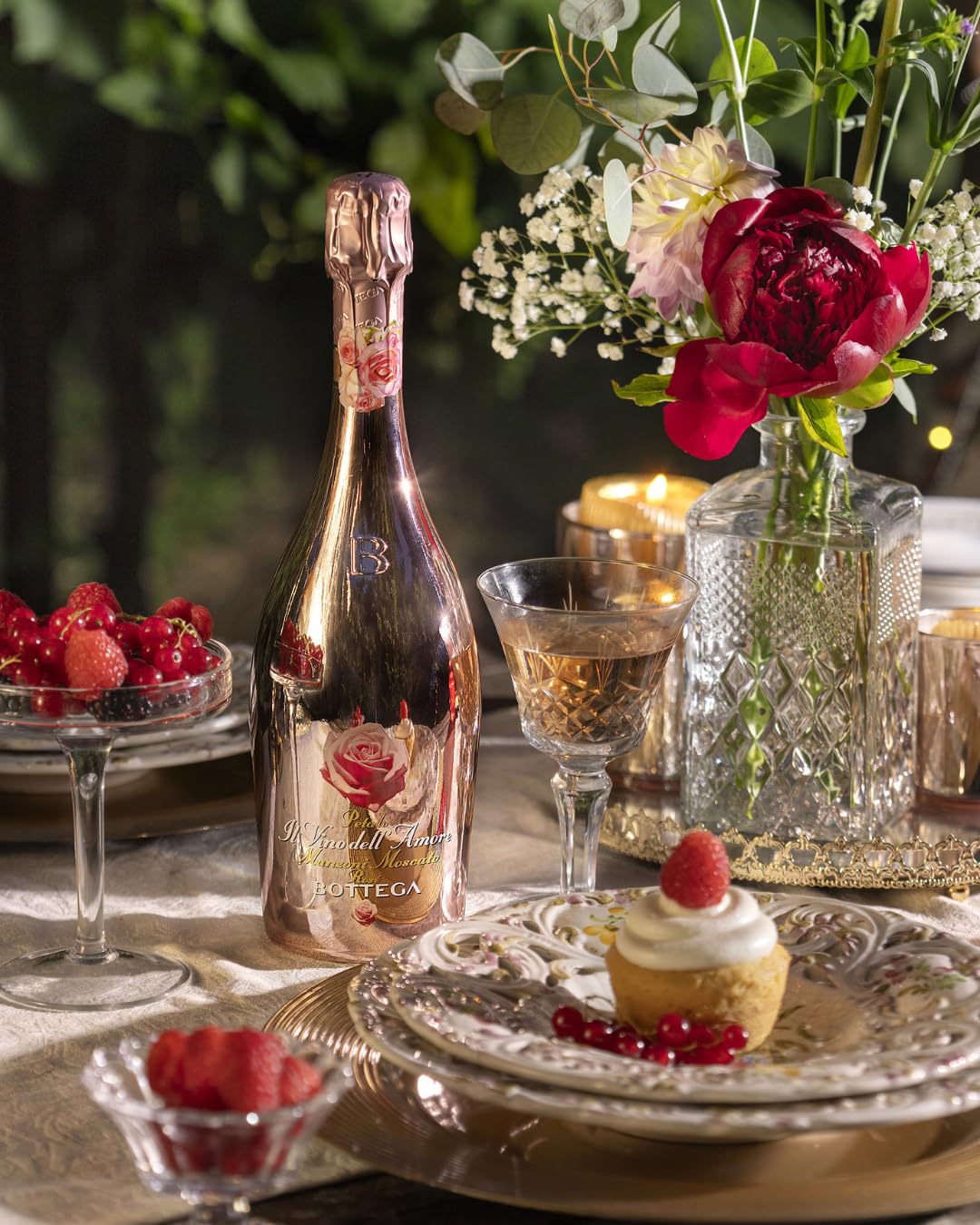 Bottega Pink Manzoni Moscato Spumante 750ml Astuccio
