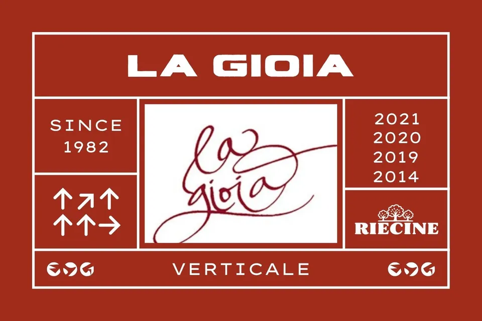 Riecine La Gioia Verticale 4 Bottiglie Vino Rosso Toscana