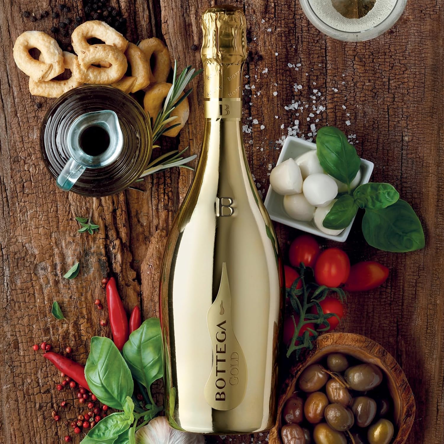 Bottega Gold Prosecco DOC Confezione 750ml+2 Calici