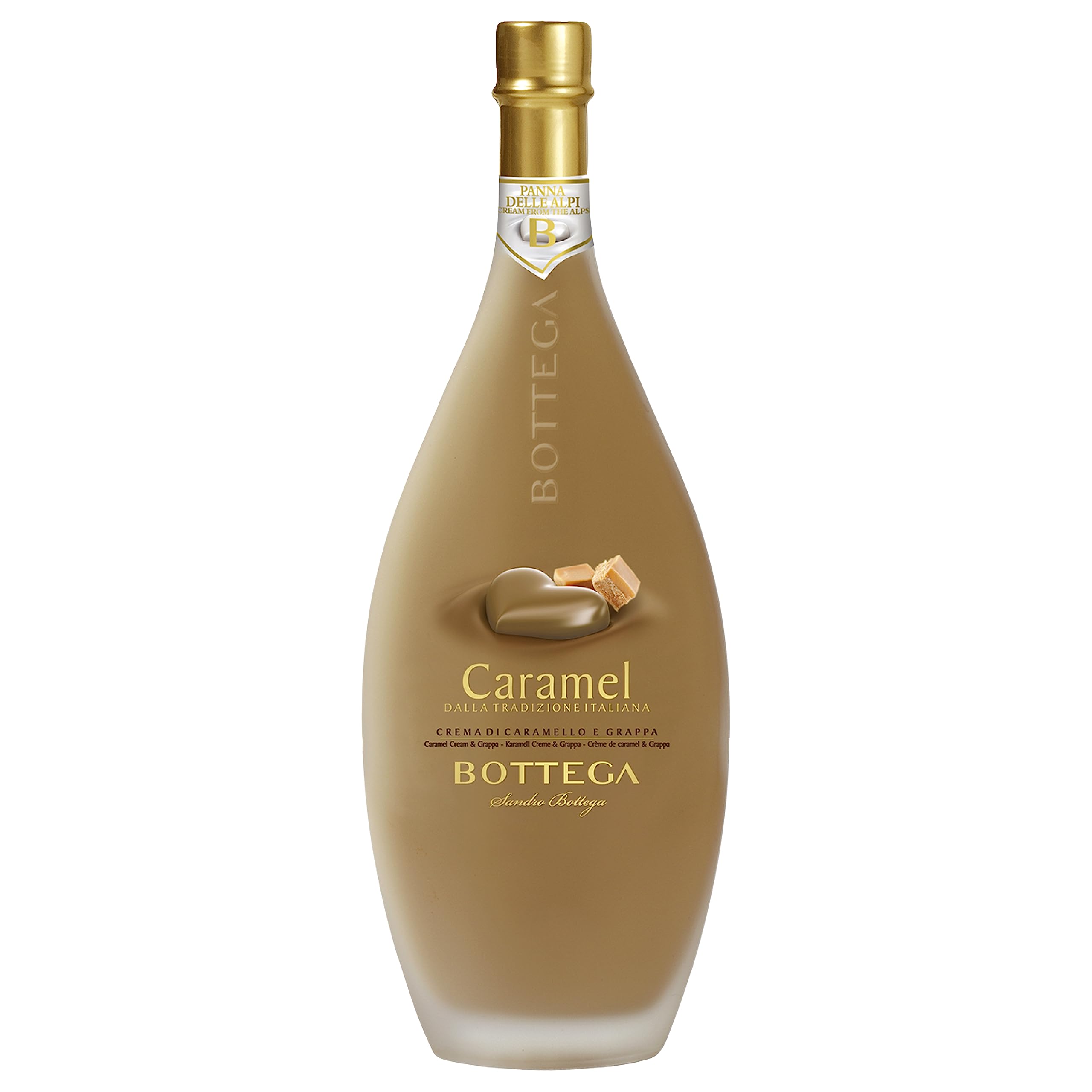 Bottega Crema Liquirizia Liquore Nero 500ml con Grappa