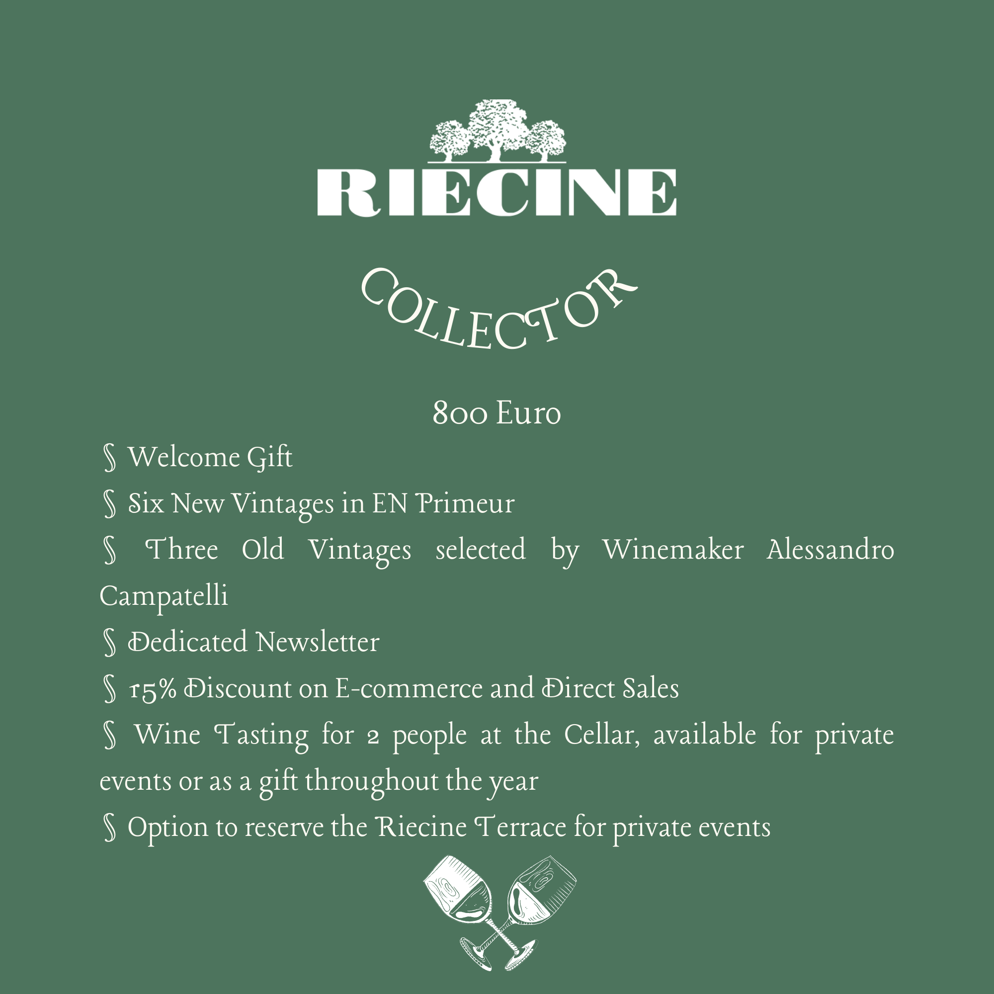 Riecine Wine Club Collector abbonamento degustazione vini