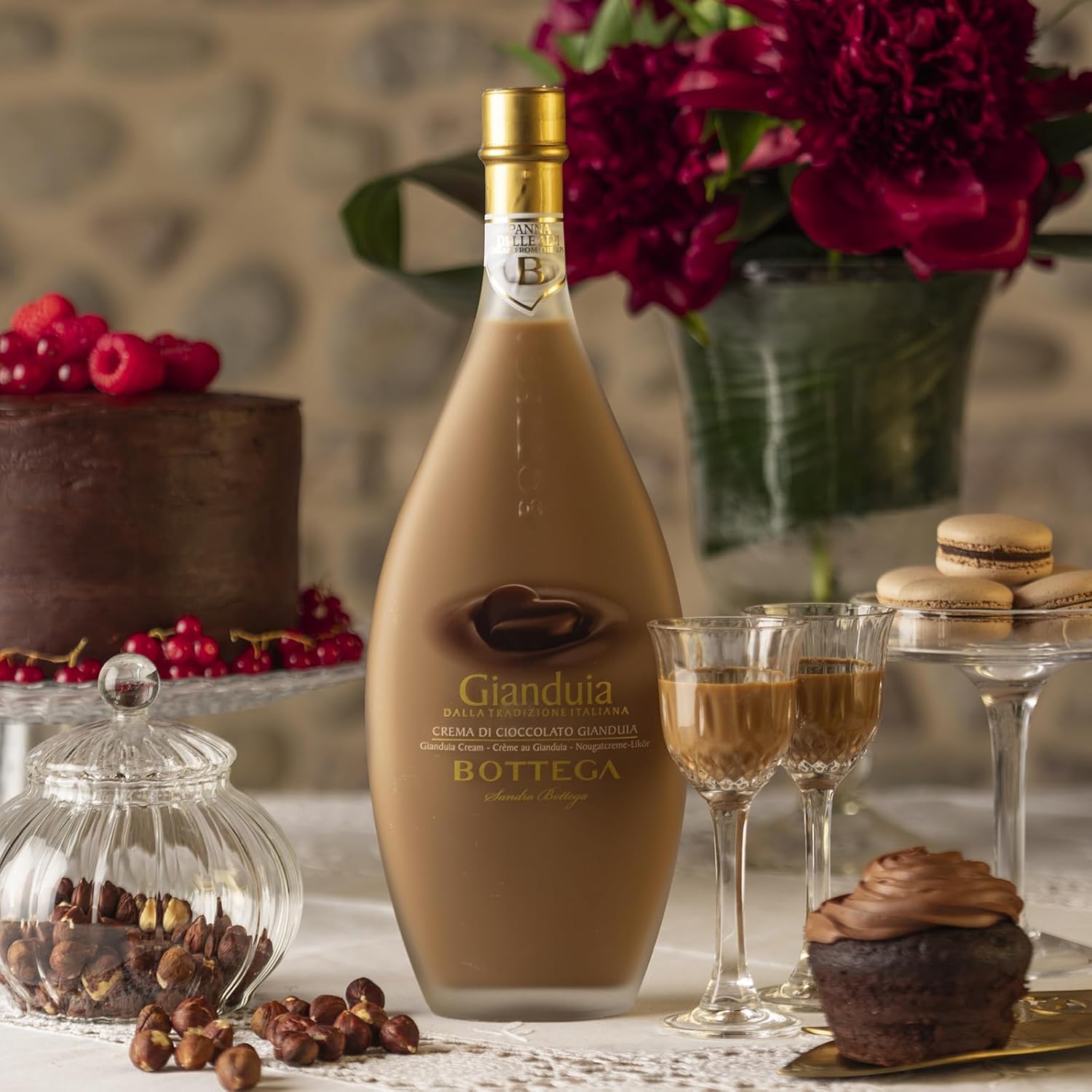 Bottega Black & White liquore crema 2x500ml fiordilatte gianduia