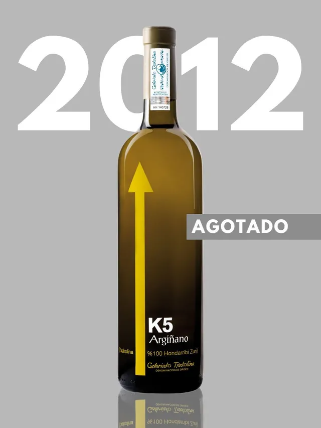 Bodega K5 K5 2012 vino bianco Hondarrabi Zuri