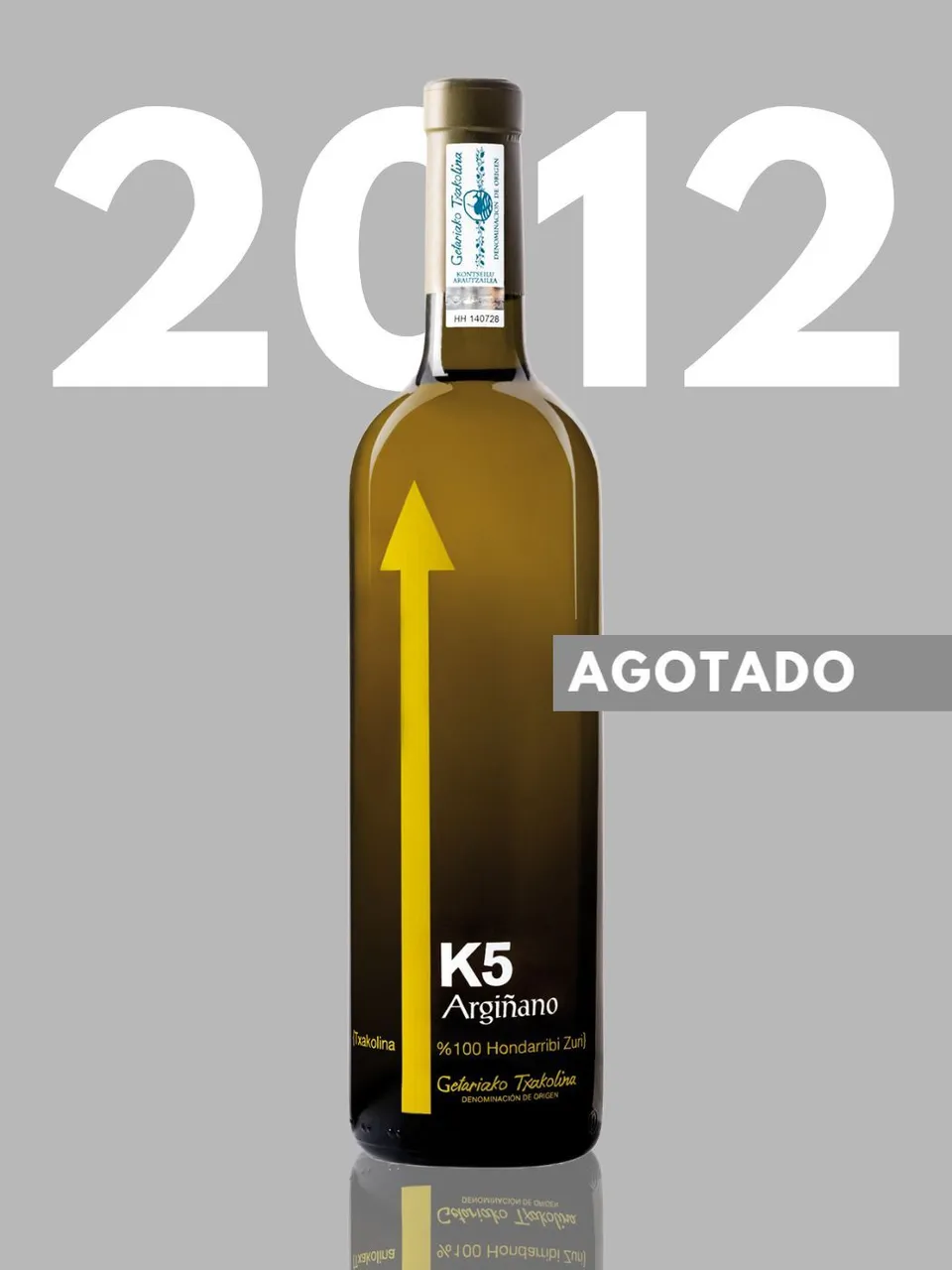 Bodega K5 K5 2012 vino bianco Hondarrabi Zuri
