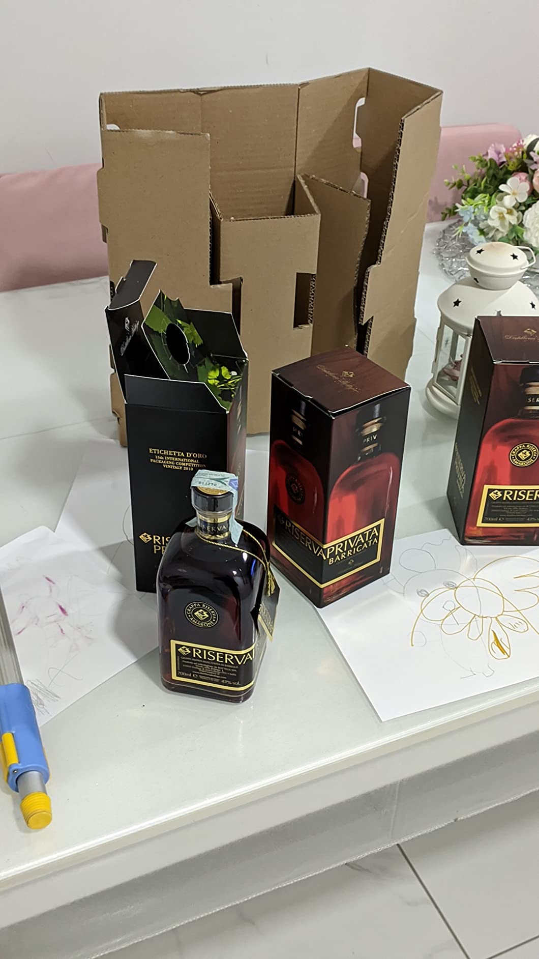 Bottega Riserva Privata Grappa Barricata Amarone 700ml con Astuccio