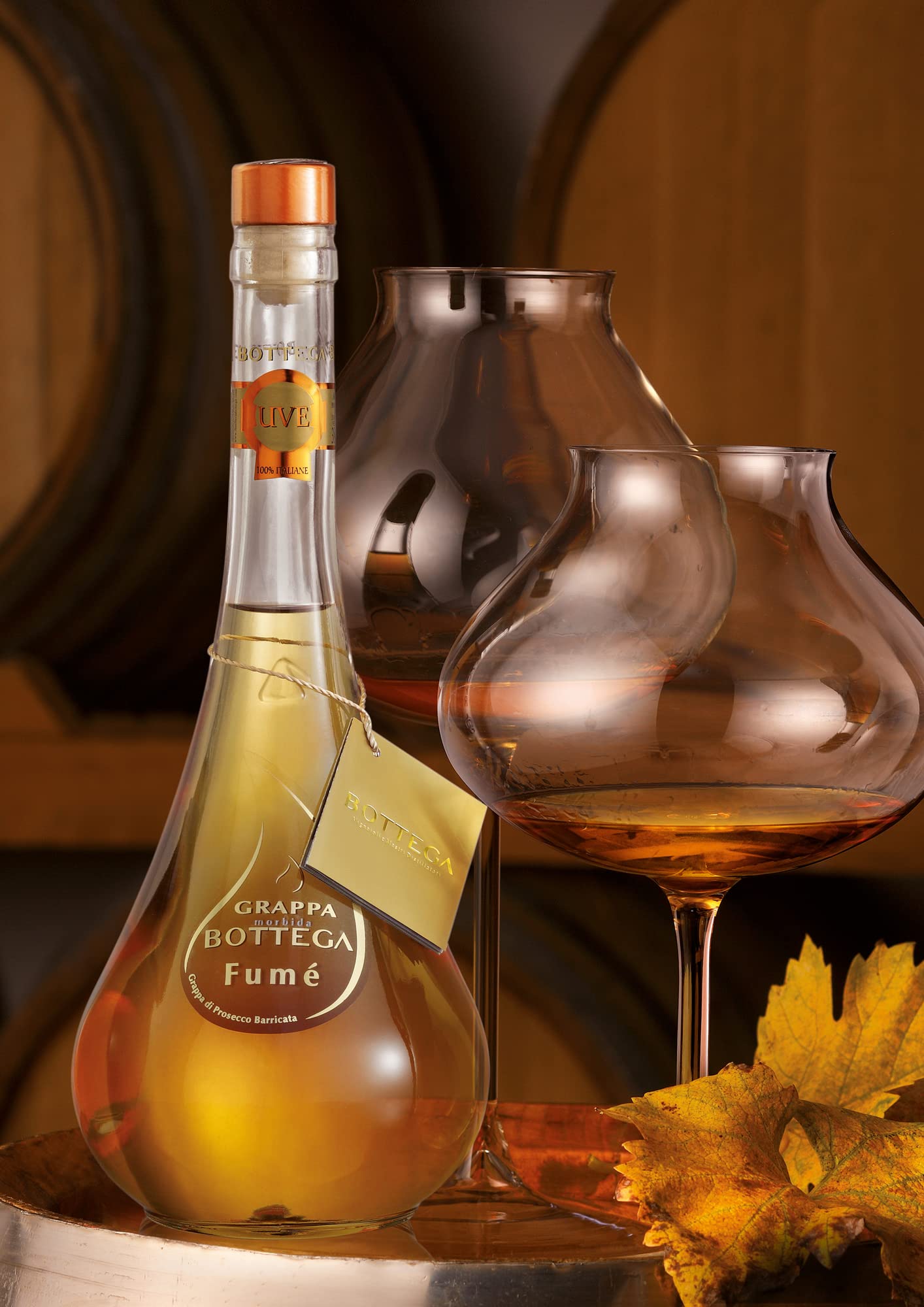 Bottega Fumé Grappa Barricata di Prosecco 700ml Affumicata