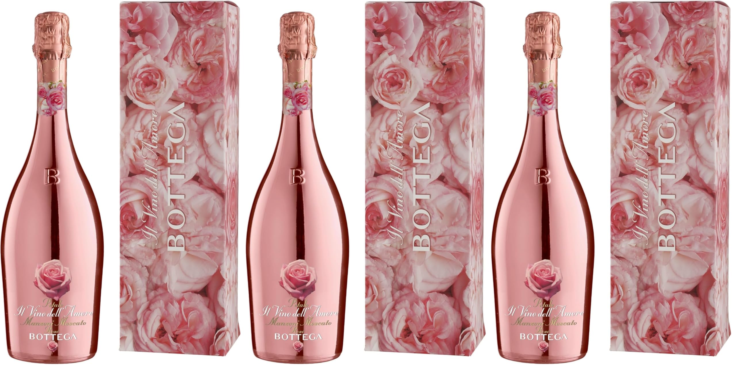 Bottega Pink Manzoni Moscato Spumante 750ml Astuccio
