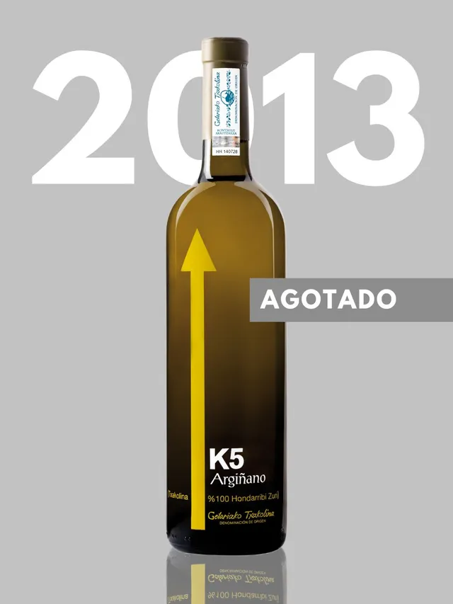 Bodega K5 K5 2013 Vino Bianco Txakoli 75 cl 8 Mesi