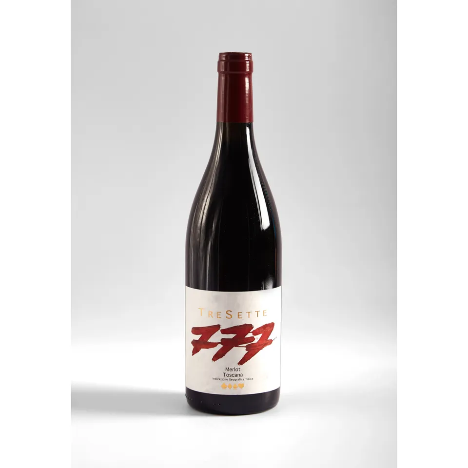 Riecine TreSette 2017 vino rosso Merlot 0.75 L