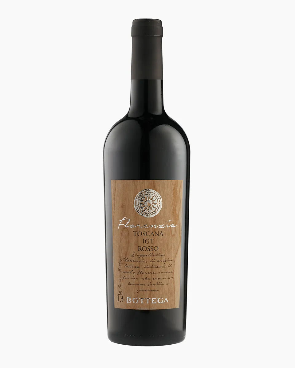 Bottega Florenzia Toscana vino rosso 750 ml medaglia oro