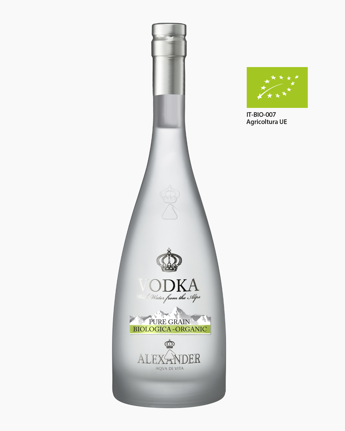Stefano Bottega Colors Vodka Bio Alexander bottiglia