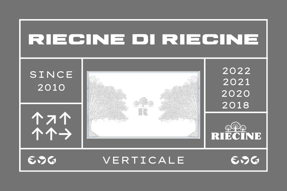 Riecine Riecine di Riecine verticale vino rosso 4x0,75 L