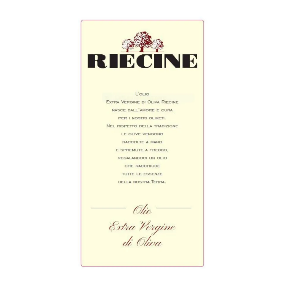 Riecine EVO olio extravergine oliva toscano 500 ml